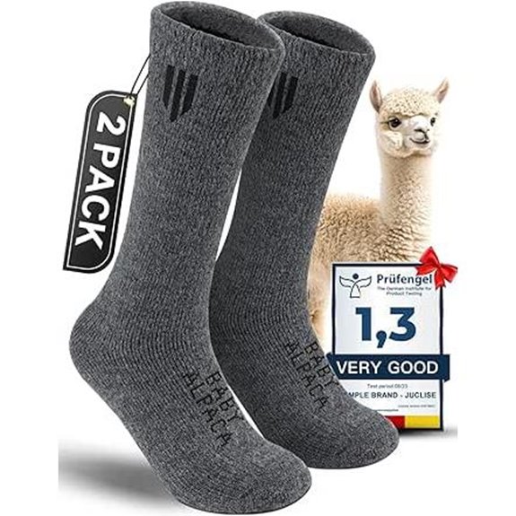 Alpaca Wool Heavyweight Thermal Boot Socks